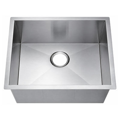 SANIKB 22189S-T — Undermount Single Bowl Kitchen Sink 22.5x18.5, Model 22189S-T