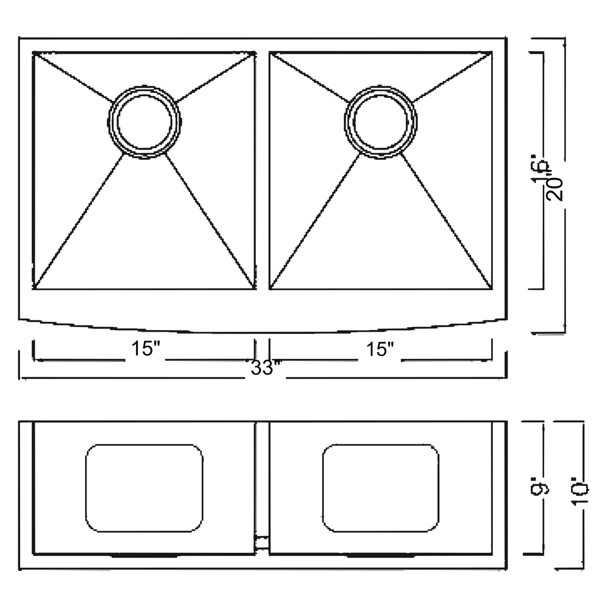 SANIKB 332010D dimension drawing