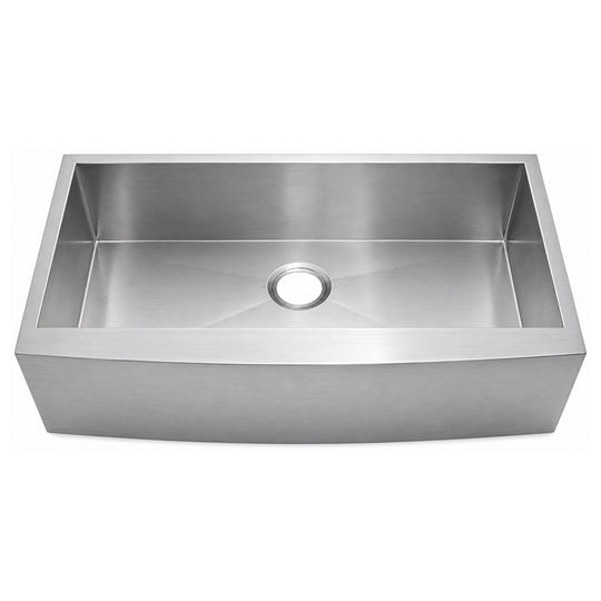 SANIKB 362010S — 36-Inch Zero-Radius Square-Corner Apron Farmhouse Sink, 34-Inch Bowl