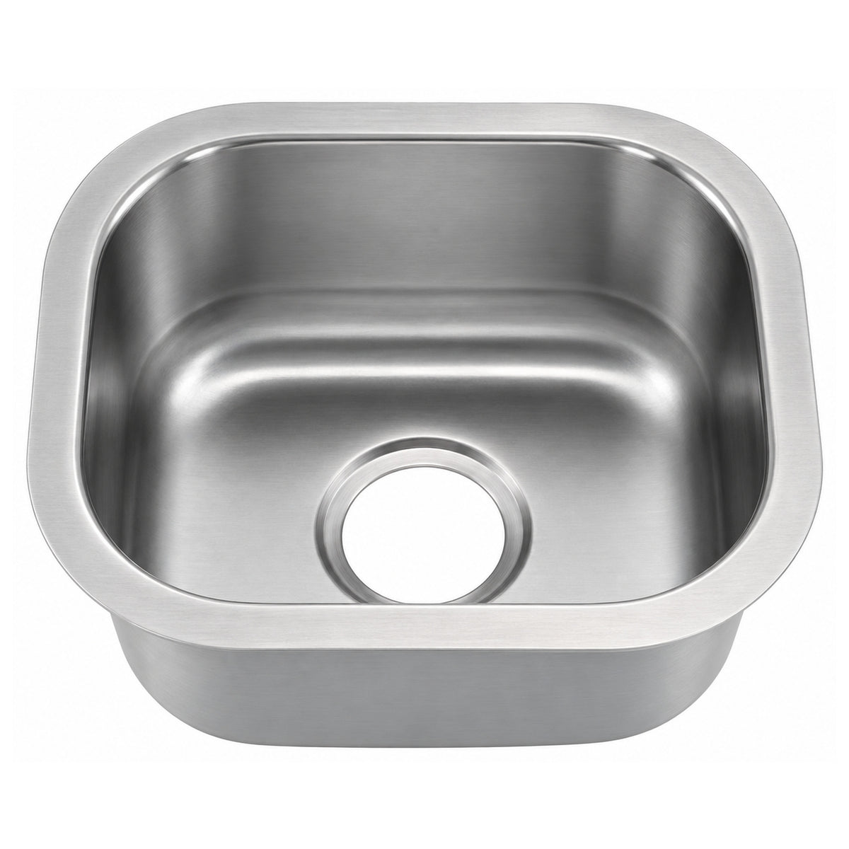 SANIKB 3833A — 15x13 Undermount Bar Sink with 13" Wide Stainless Steel Bowl