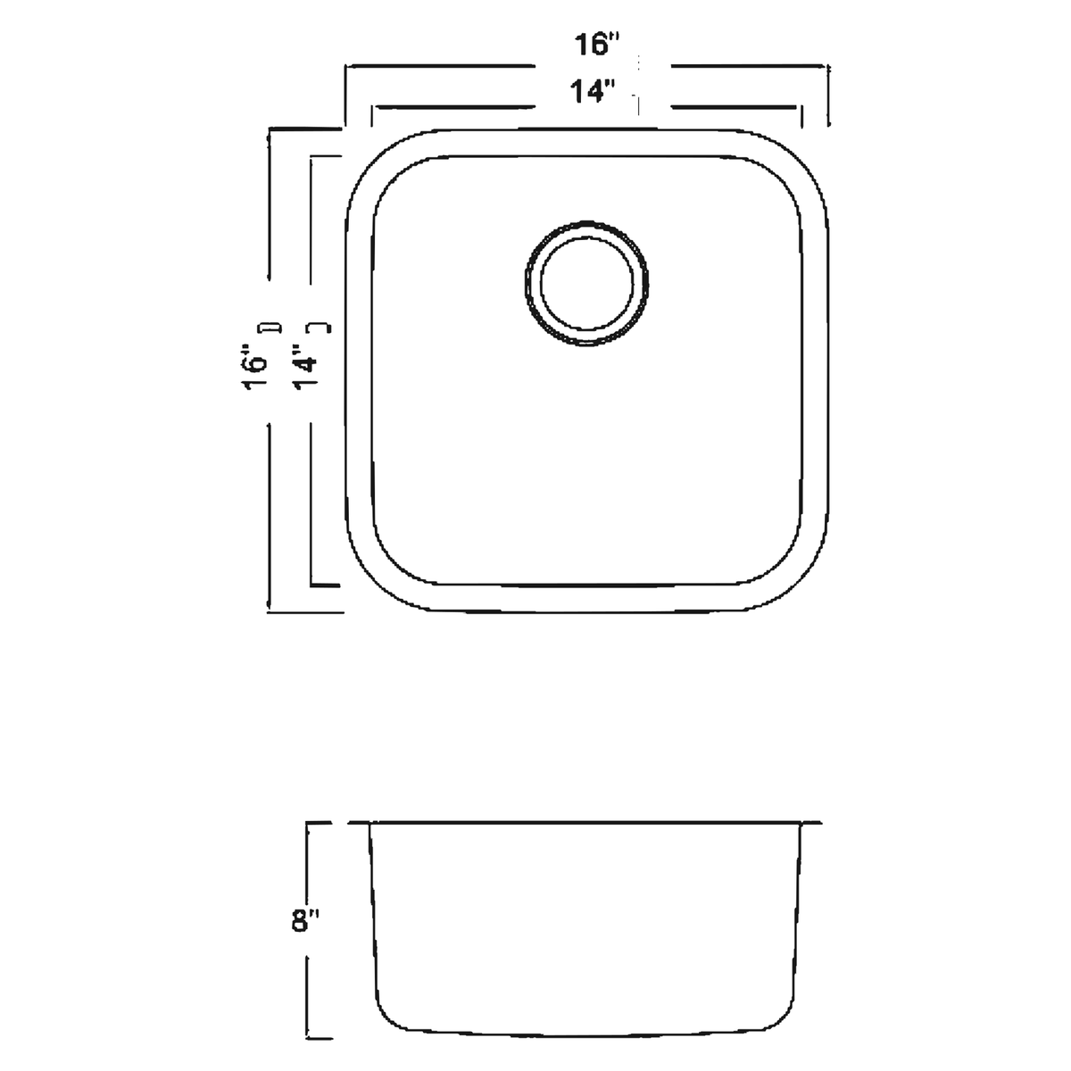 SANIKB 4040A dimension drawing