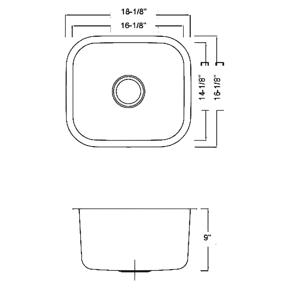 SANIKB 4640A dimension drawing
