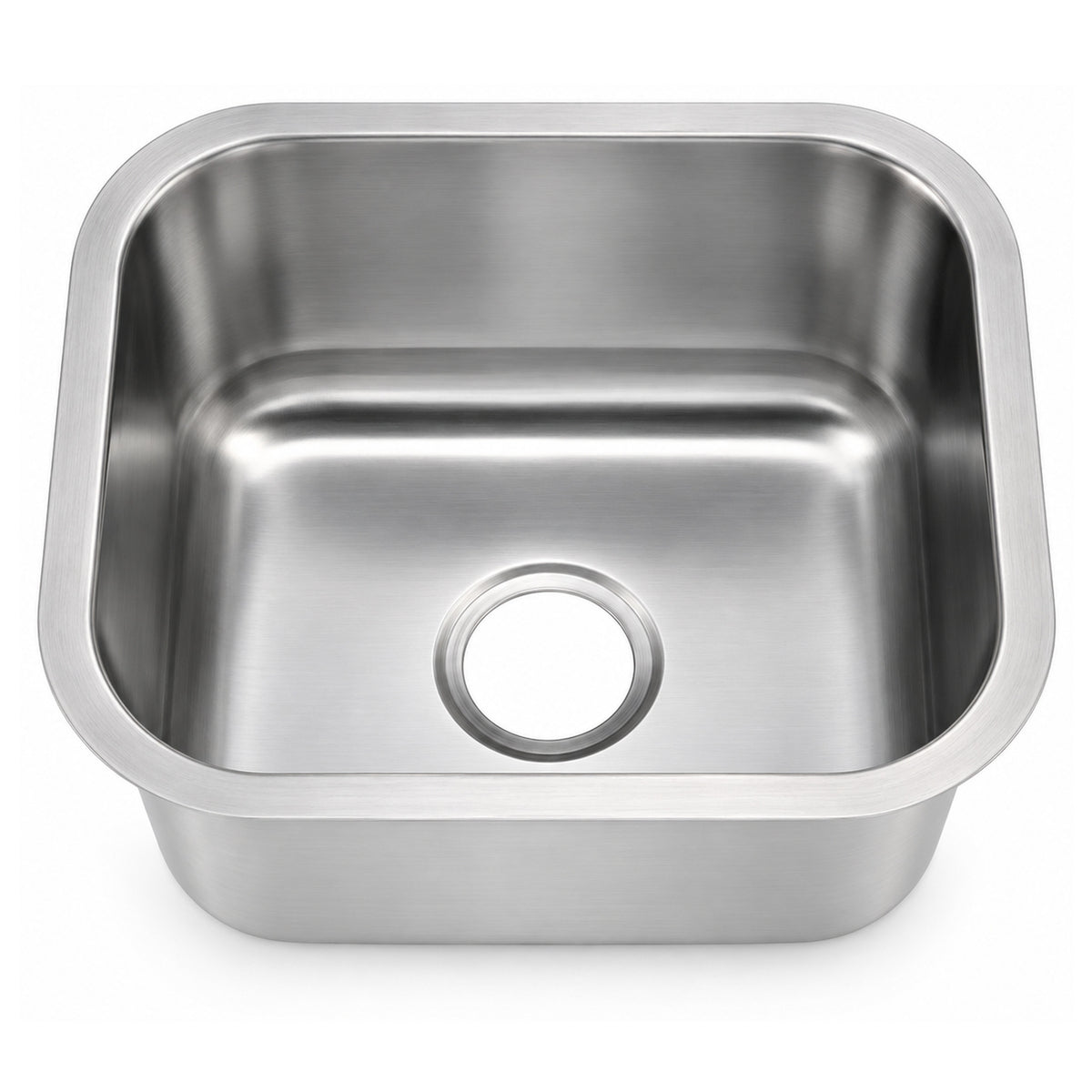 SANIKB 4640A — 18x16 Rectangular Undermount Bar & Prep Sink, 16x14 Bowl 304 Steel