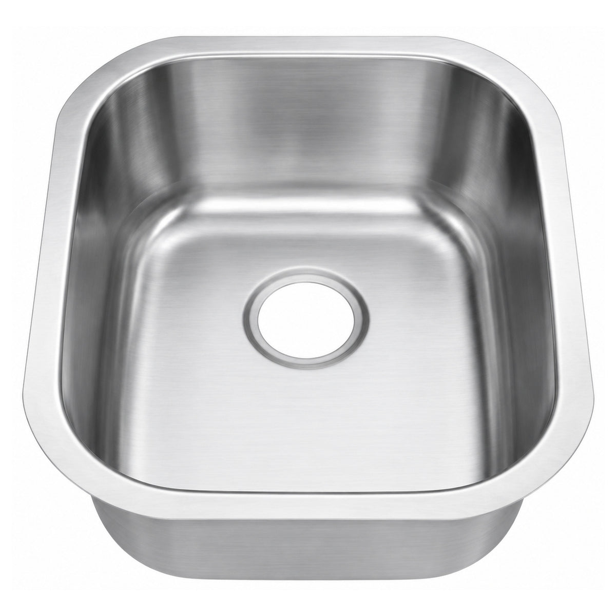 SANIKB 4738A — 15 x 18-1/2 Undermount Bar Sink, 13-Inch Wide Single Bowl