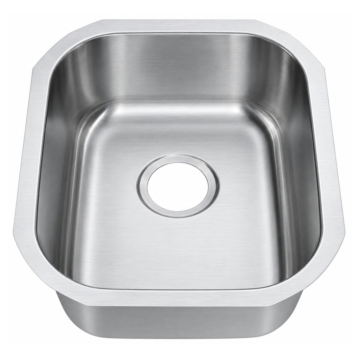 SANIKB 4742A — 16-1/2 x 18-1/2 Undermount Bar Sink, 14-5/8 Inch Wide Bowl