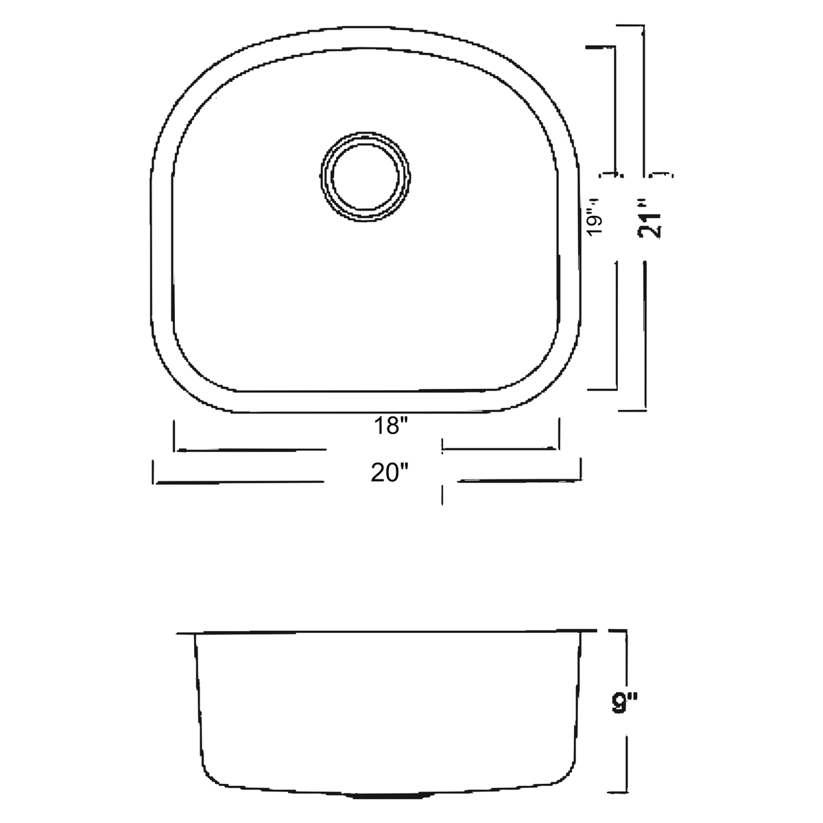 SANIKB 5052A dimension drawing
