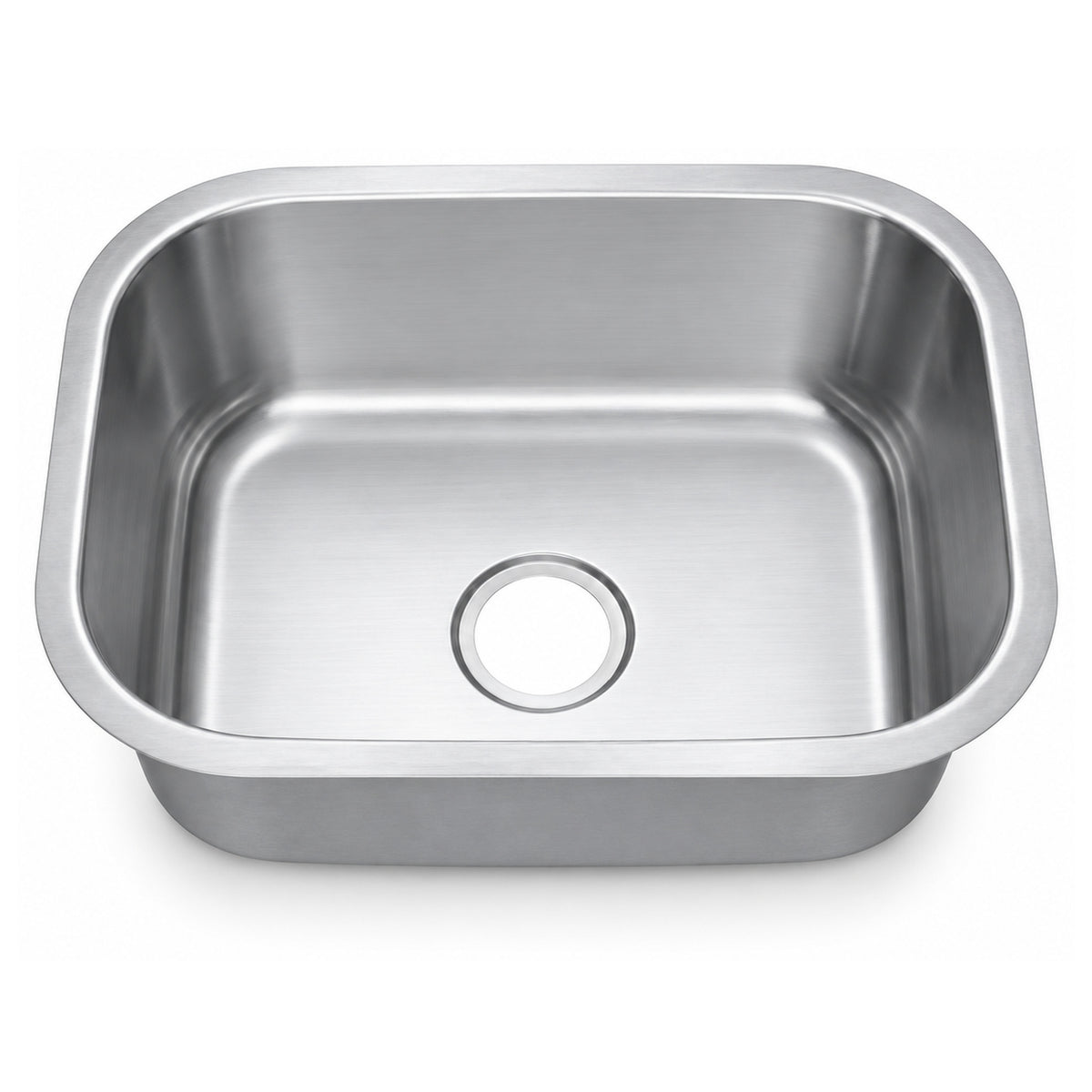 SANIKB 5945A — Undermount Single Bowl Kitchen Sink 23-1/8x17-3/4, 6-9 Inch Bowl Depth