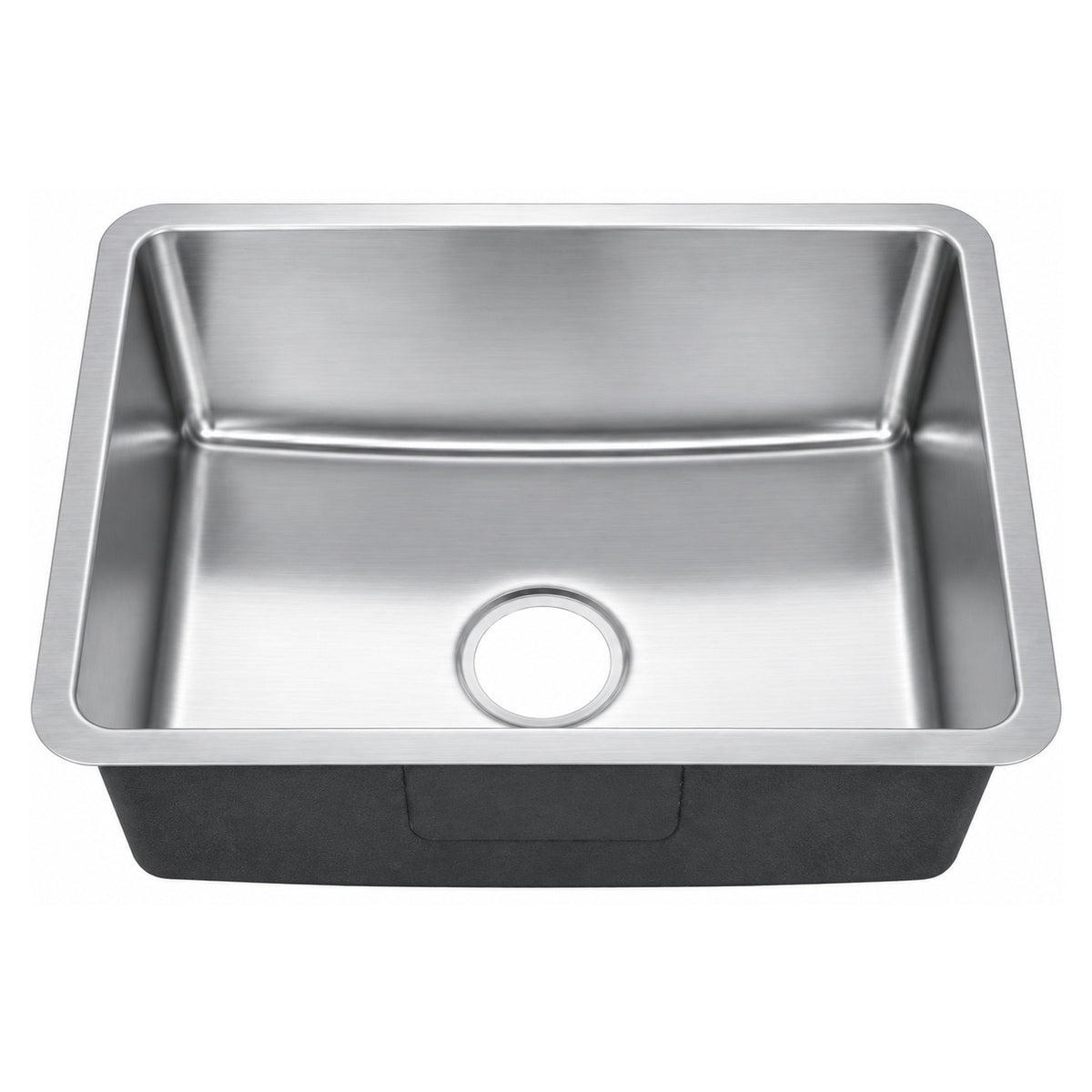 SANIKB 5945R — Small-Radius Undermount Single Bowl Kitchen Sink 23-1/8x17-3/4, 16G/18