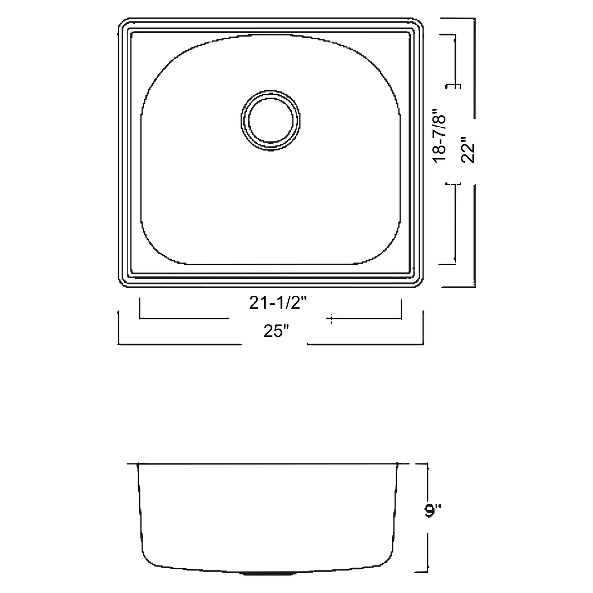 SANIKB 6356B dimension drawing