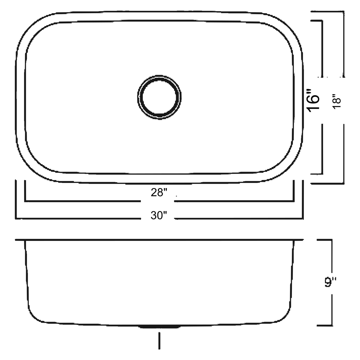SANIKB 7646A dimension drawing