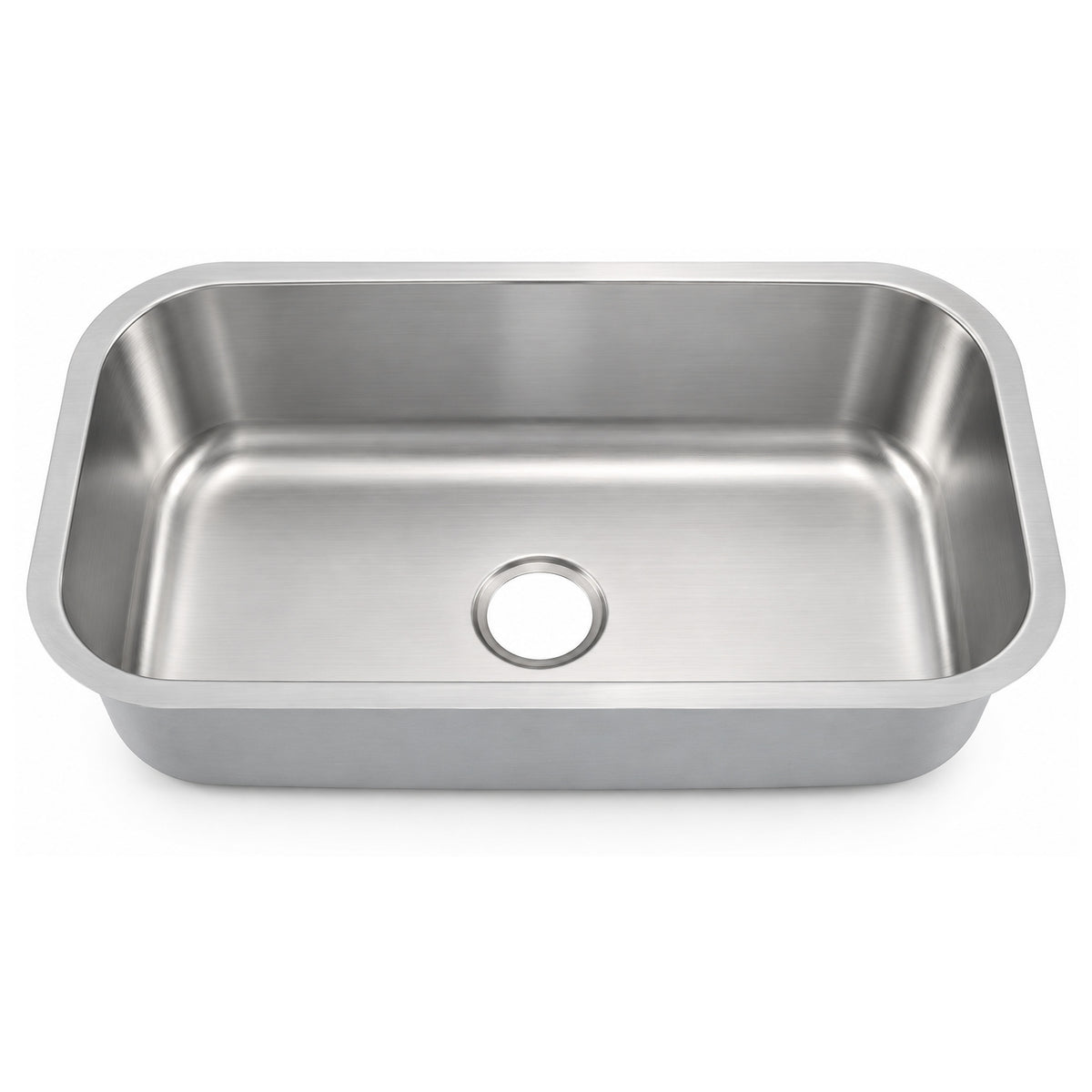 SANIKB 7646A — Wide 28-Inch Basin Undermount Kitchen Sink in 304 Stainless, 30x18