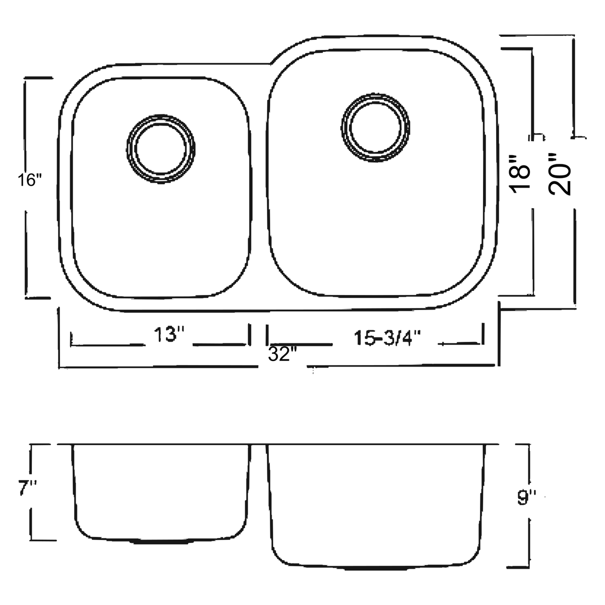 SANIKB 8252AR dimension drawing