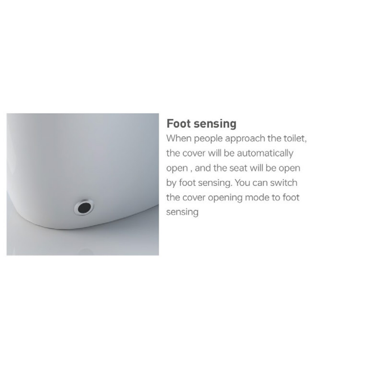 SANIKB 945 — Foot-Sensing Flush Smart Bidet Toilet with UV Sterilisation and Heated (feature 3)