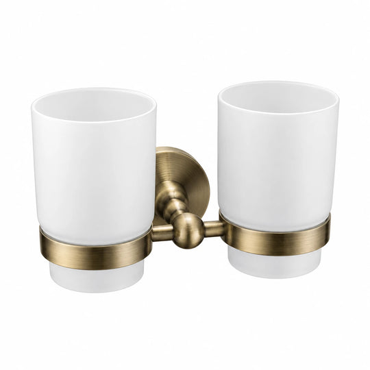 Antique Bronze Tumbler Holder — wall-mounted SUS304 stainless steel bathroom hardware | SANIKB
