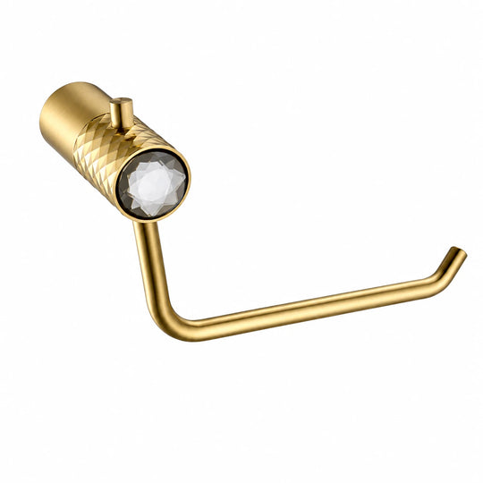 Brushed Gold Toilet Paper Holder — wall-mounted SUS304 stainless steel bathroom hardware | SANIKB