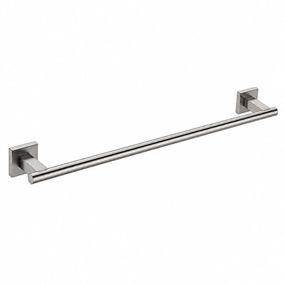 Brushed Nickel Towel Bar — wall-mounted SUS304 stainless steel bathroom hardware | SANIKB