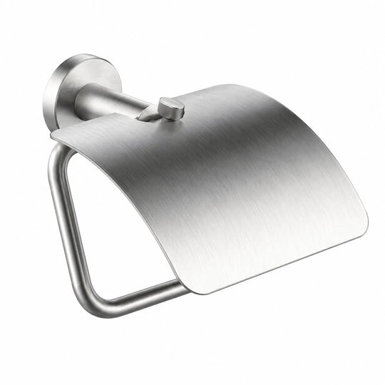 Brushed Nickel Toilet Paper Holder — wall-mounted SUS304 stainless steel bathroom hardware | SANIKB