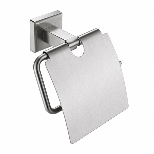 Brushed Nickel Toilet Paper Holder — wall-mounted SUS304 stainless steel bathroom hardware | SANIKB