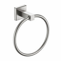 Brushed Nickel Hand Towel Ring