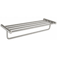 Brushed Nickel Towel Rack with Bar