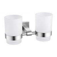 Brushed Nickel Tumbler Holder