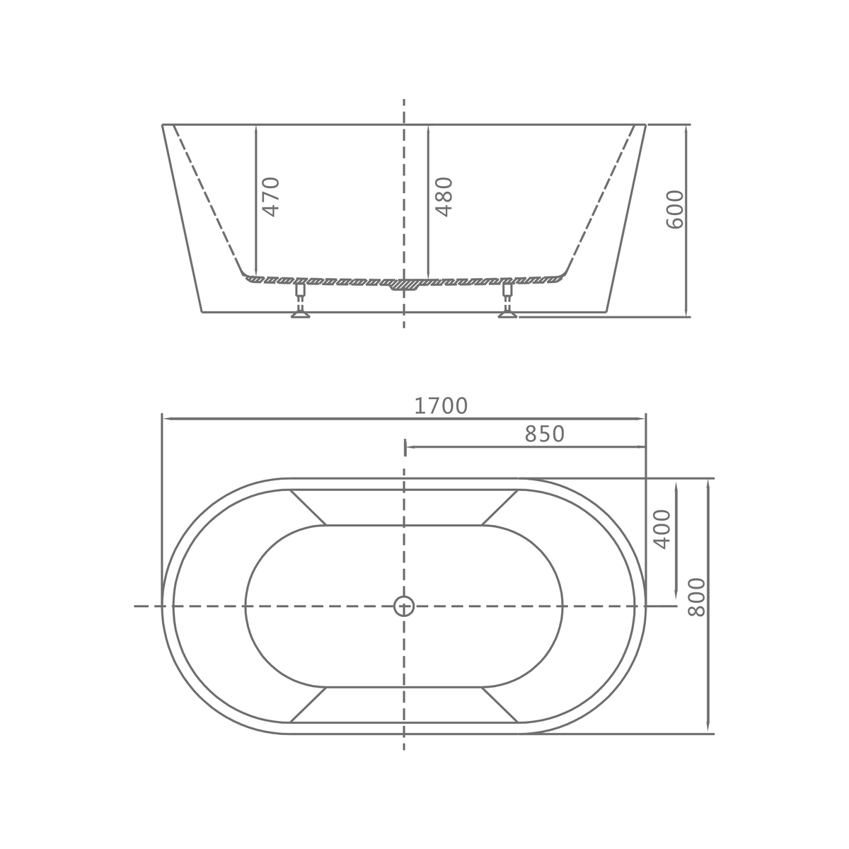 SANIKB D-8015T dimension drawing