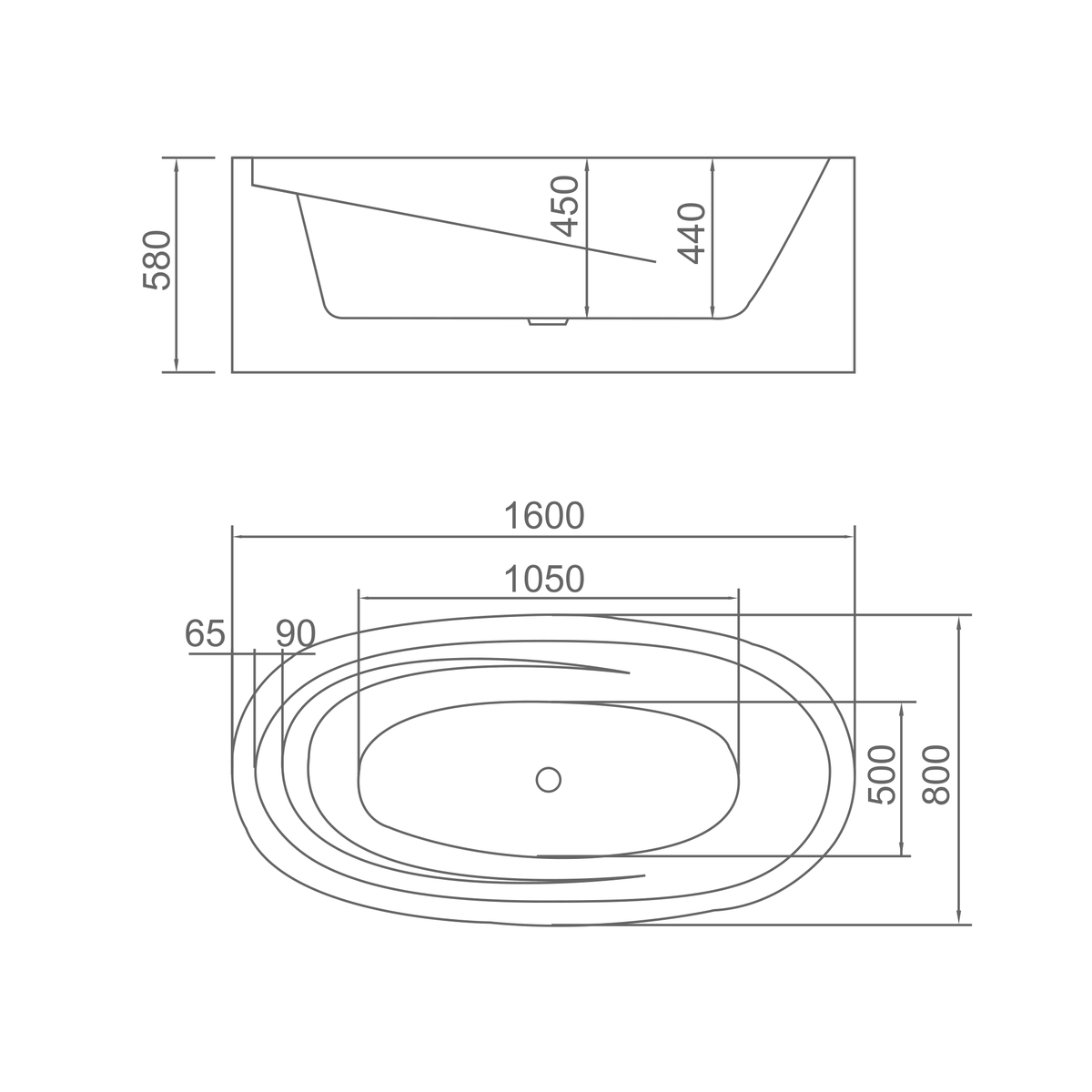 SANIKB D-8160 dimension drawing