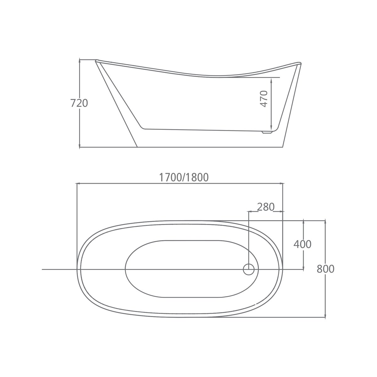 SANIKB D-8098WB dimension drawing