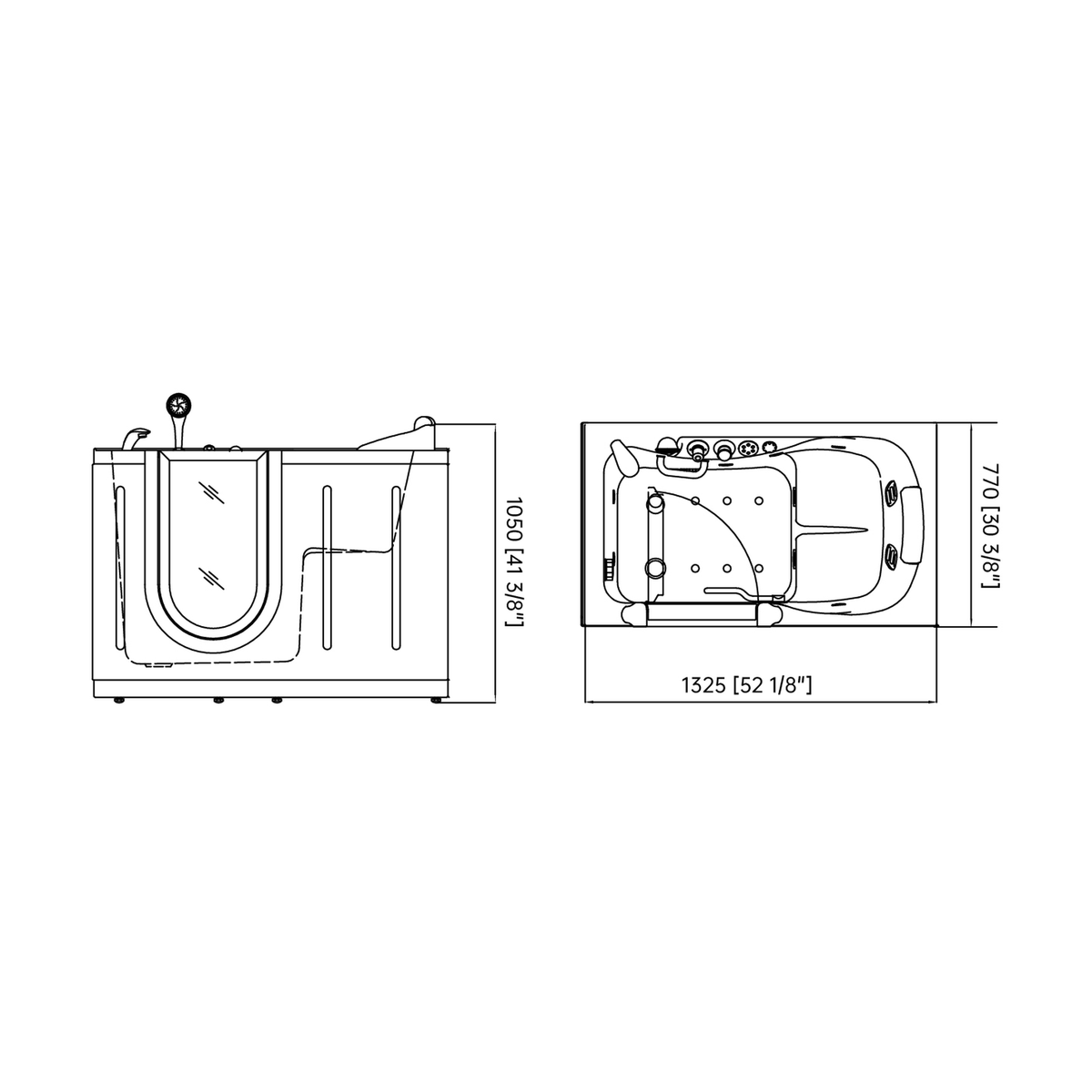 SANIKB BG-304 dimension drawing