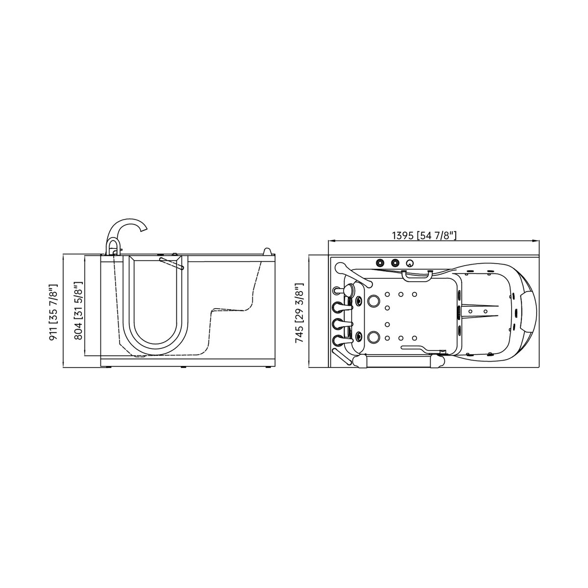 SANIKB BG-305 dimension drawing