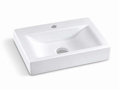 SANIKB D15 white ceramic basin