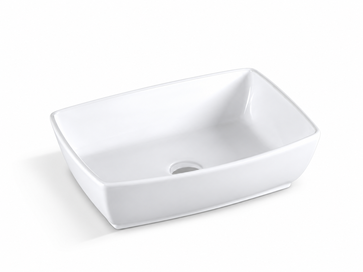 SANIKB D22 white ceramic basin