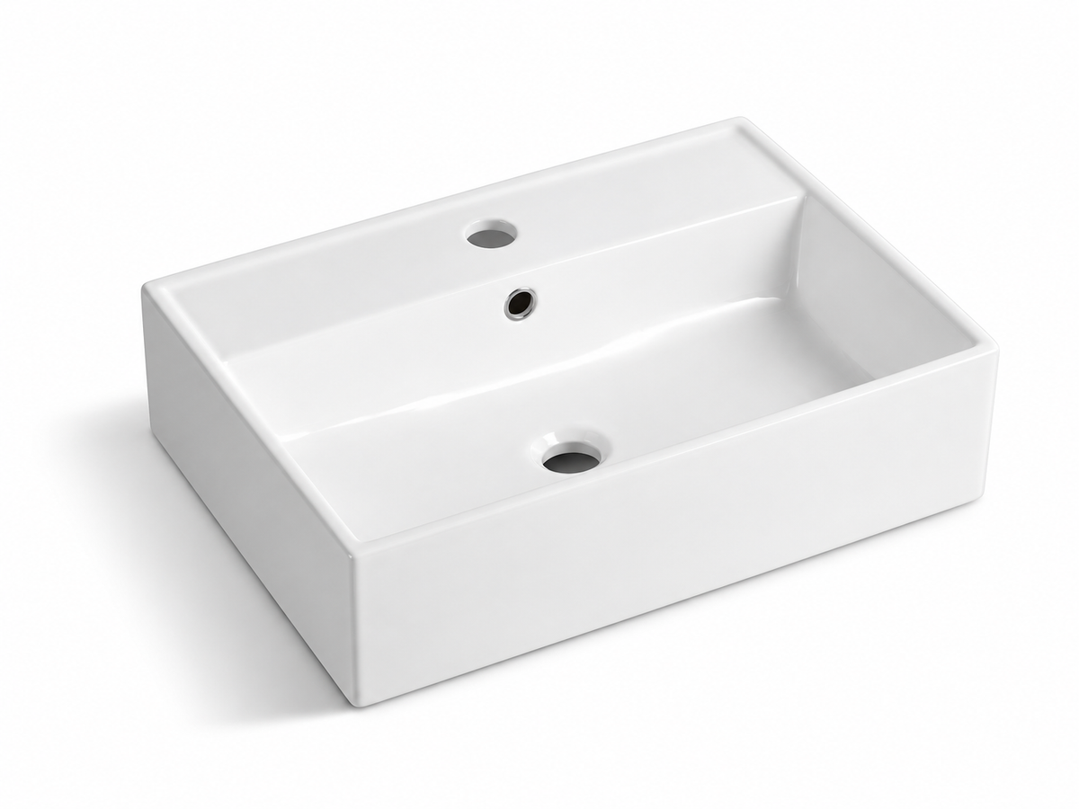 SANIKB D349A white ceramic basin
