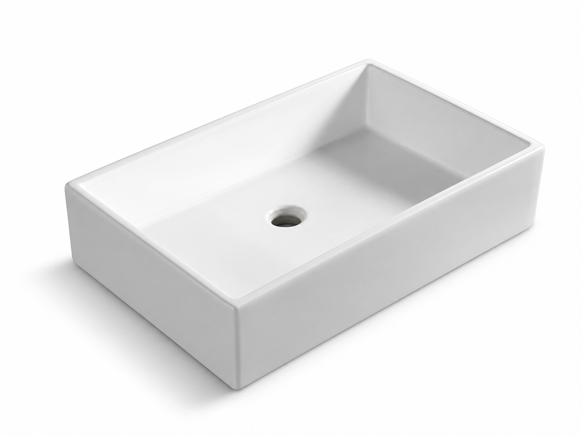 SANIKB D378A ceramic basin scene