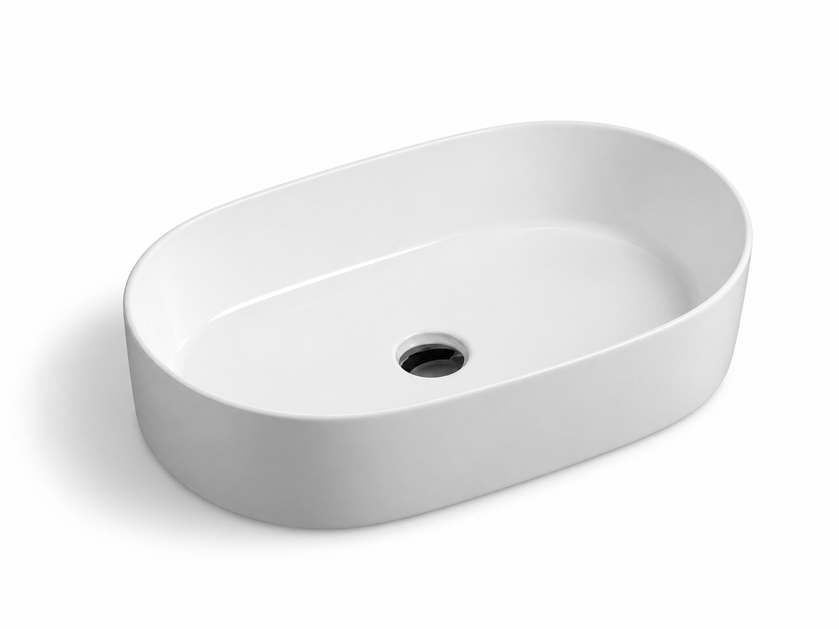 SANIKB D385 ceramic basin scene
