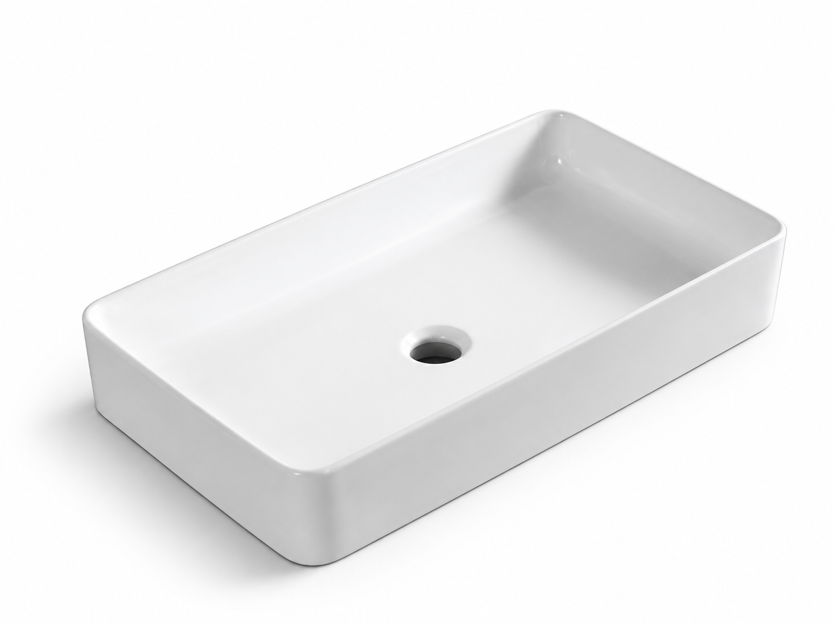 SANIKB D390 white ceramic basin
