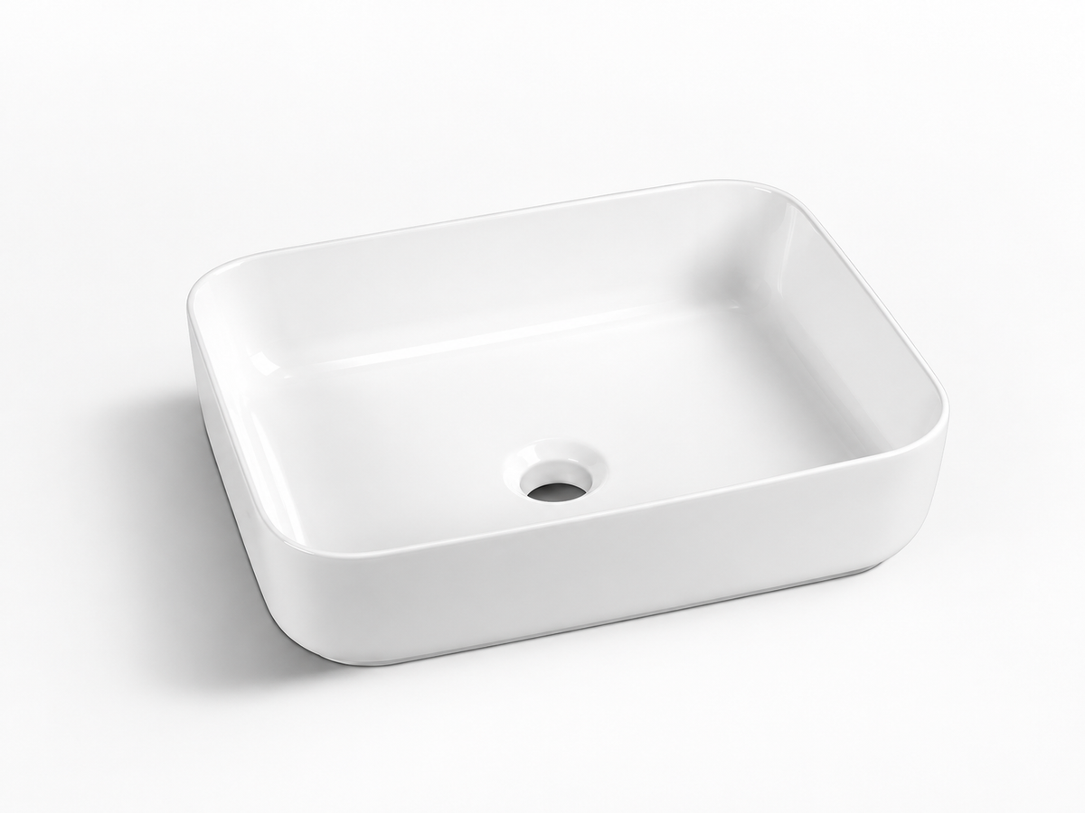 SANIKB D395 ceramic basin scene