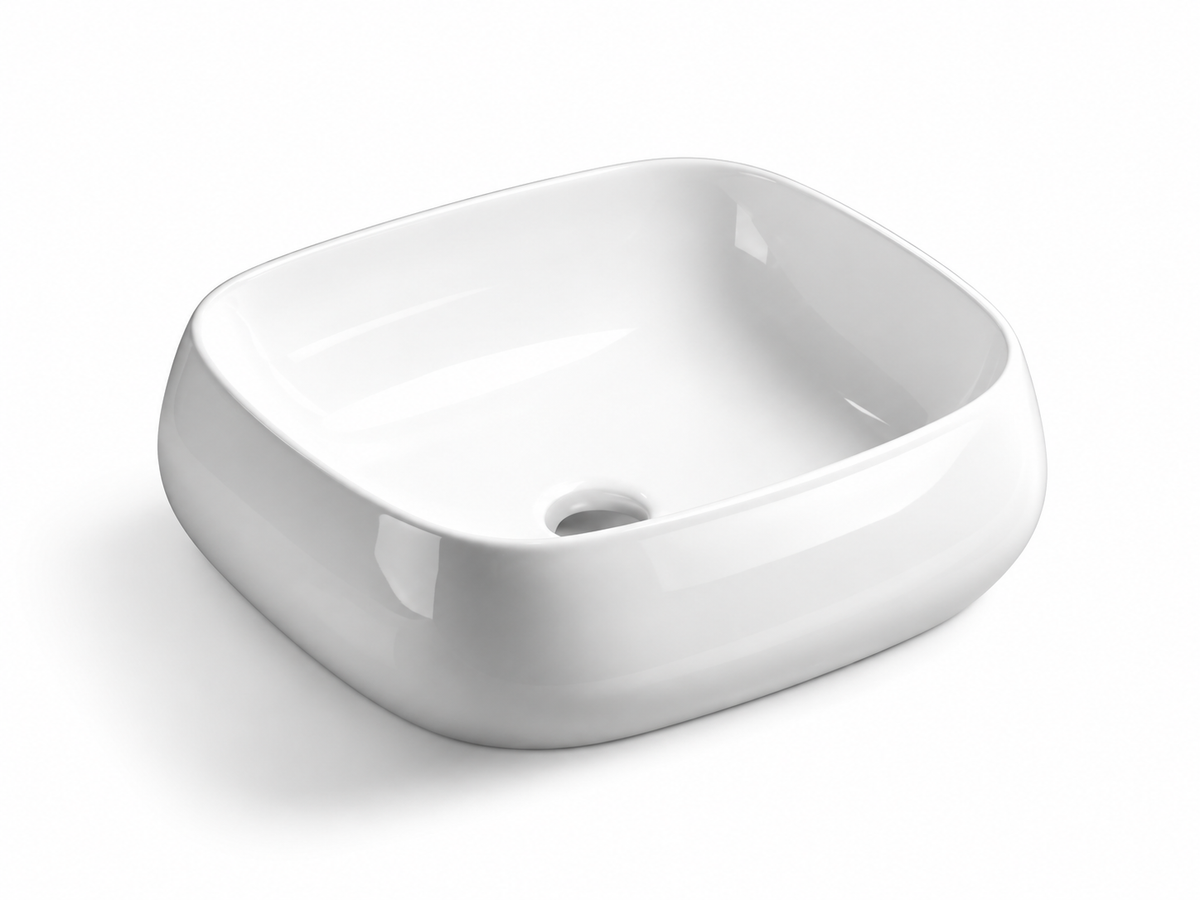 SANIKB D408 ceramic basin scene