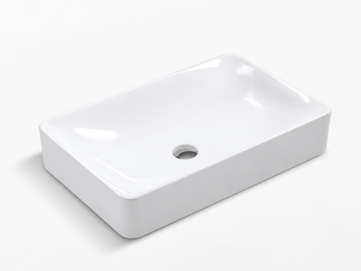 SANIKB D418 white ceramic basin