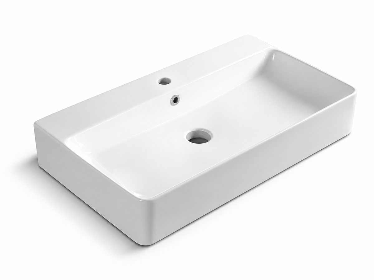 SANIKB D427 white ceramic basin