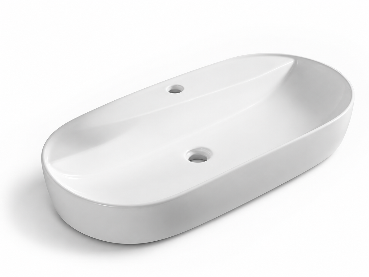 SANIKB D432 ceramic basin scene