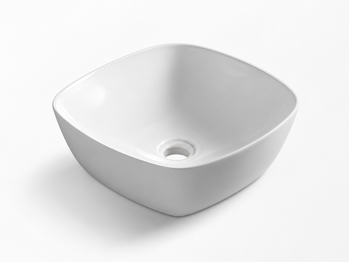 SANIKB D434 white ceramic basin
