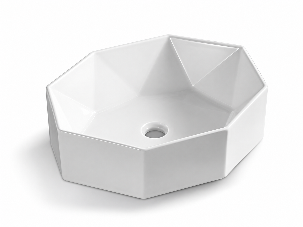 SANIKB D442 ceramic basin scene
