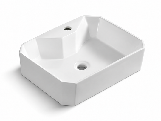 SANIKB D445 white ceramic basin