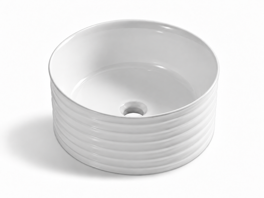 SANIKB D450 white ceramic basin