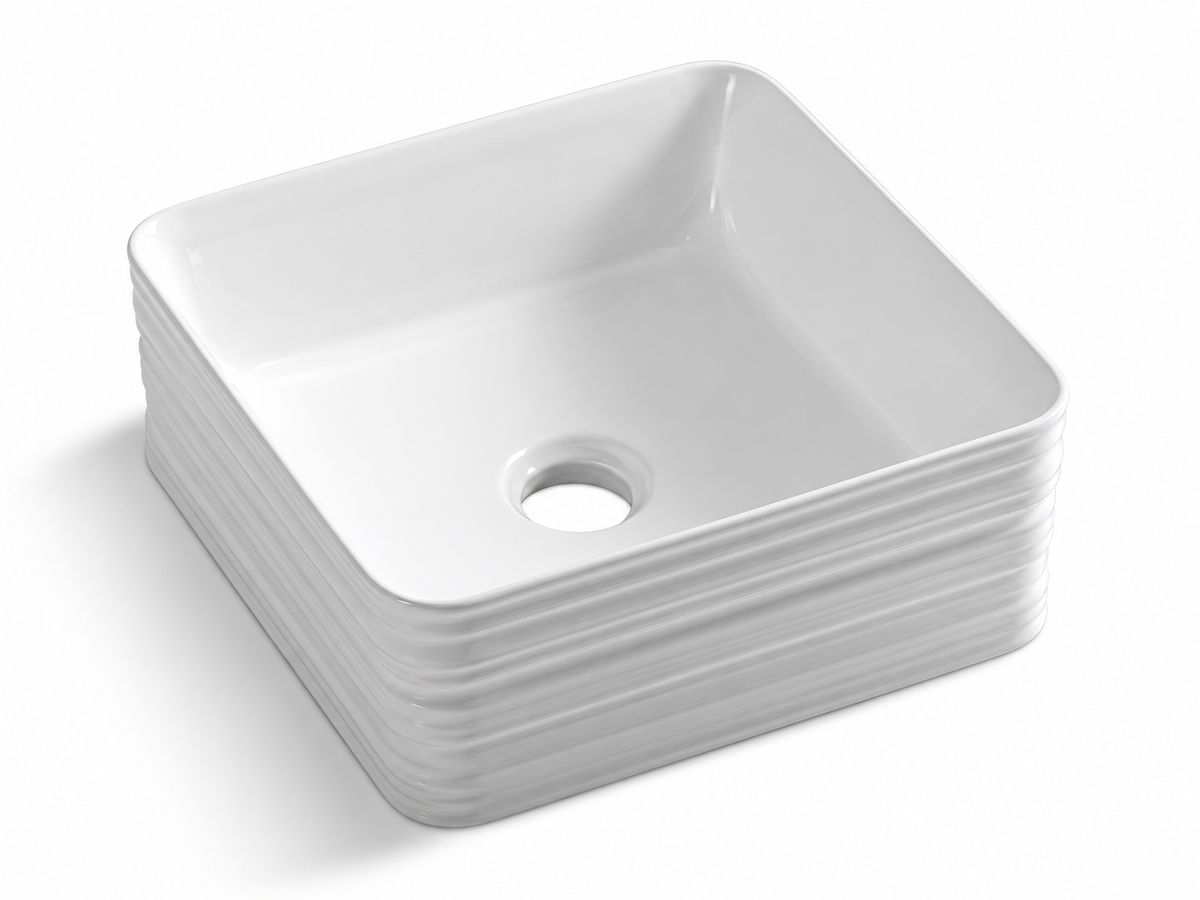 SANIKB D451 white ceramic basin