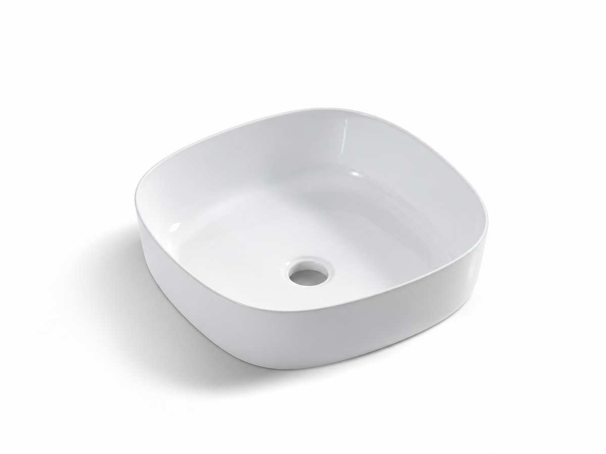 SANIKB D463 white ceramic basin