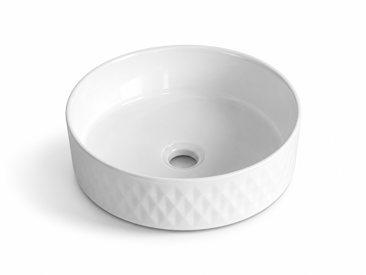 SANIKB D468 ceramic basin scene