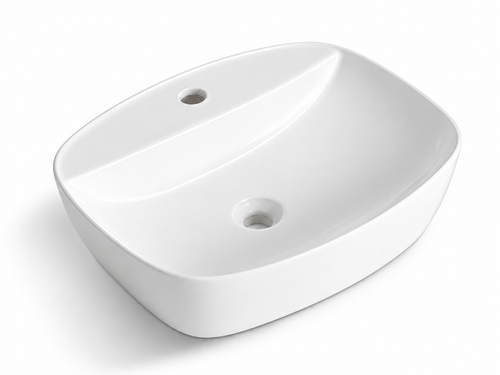 SANIKB D477 white ceramic basin