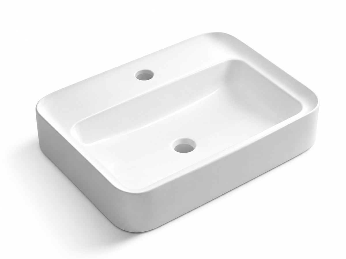 SANIKB D479 white ceramic basin